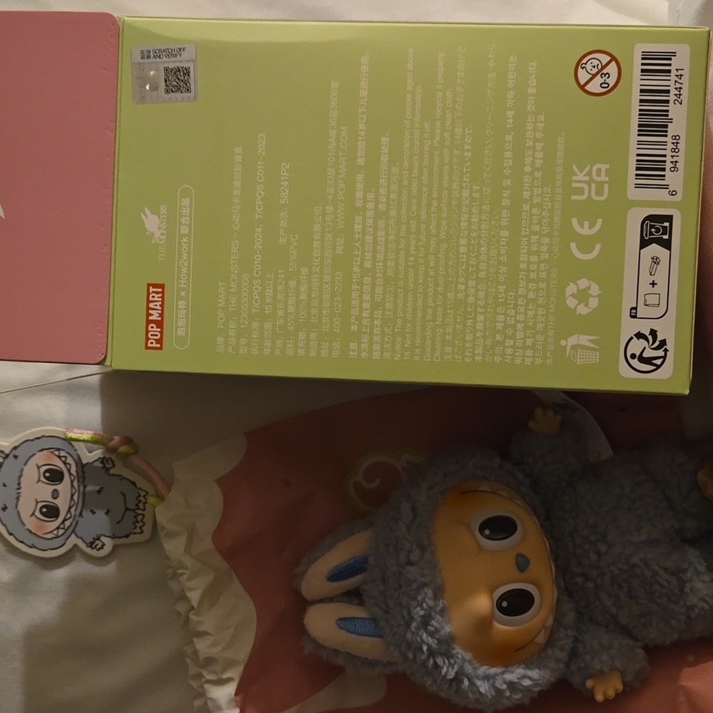 New! Sea Salt Coconut Labubu The Monsters - Picture 2 of 2